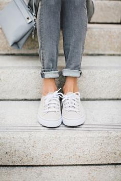 White sneakers