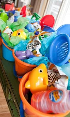 Under the sea party favors for Little Mermaid party