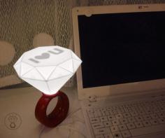 
                    
                        Diamond Ring Shaped #LED #Nightlight  For bringing a romantic spark to your bedroom!
                    
                