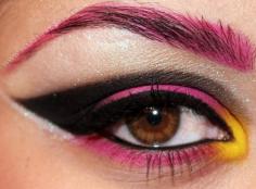 Makeup idea for pixie I know Carly would have fun doing this