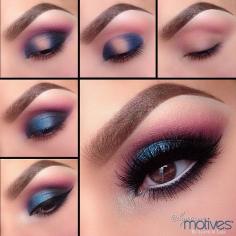 Gorgeous Twilight look by Ely Marino using all Motives Cosmetisc!!!  Twilight Pressed Eye Shadow (http://bit.ly/NpeaJd)  Mykonos Blue Pressed Eye Shadow (http://bit.ly/1c2NRUa) "Ecstasy" Pressed Eye Shadow (http://bit.ly/1cy0HVq)  Onyx Pressed Eye Shadow (http://bit.ly/1ksHn3Z)  Lust Dust Pressed Eye Shadow (http://bit.ly/1hHls5u) Little Black dress gel liner (http://bit.ly/1cpdnDy)  Angel Khol eyeliner (http://bit.ly/1eS2Rnc)  Lagoon Blue Glitter Pots (http://bit.ly/1dwCzbk) Makeup