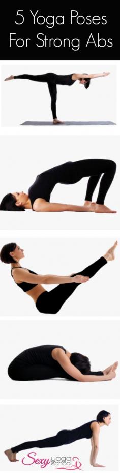 5 Yoga Poses for Strong Abs Workout.