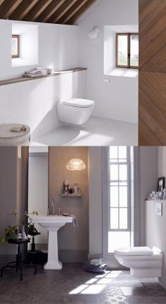 
                    
                        Love how Geberit's wall mounted toilet systems remove so much clutter and give the bathroom more space :)
                    
                
