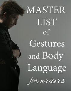
                    
                        Many of us writers tend to fall back on the same descriptions of gestures and body language over and over again. This long list can help! #writing #novels #nanowrimo
                    
                