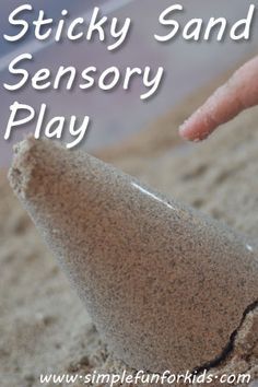 
                    
                        Do your sand creations fall apart too quickly? Make some sticky sand - it&#39;s quick, only takes 3 ingredients, and can be used for lots of sensory fun!
                    
                