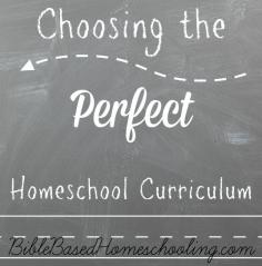 
                    
                        Choosing the Perfect Homeschool Curriculum
                    
                