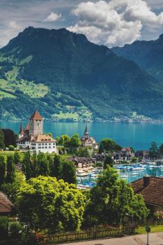 Lake Thun, #Switzerland photo via maris