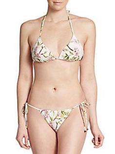 
                    
                        Almond Blossom Triangle Halter Bikini Top
                    
                