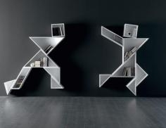 
                    
                        Give your indoors the charm of a geometric design in the form of these Tangram Shelves by Lago Italy.
                    
                