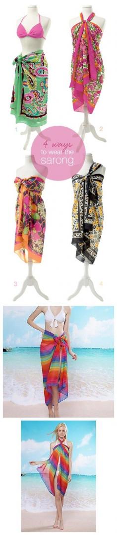 
                    
                        4-way tie: 4 ways to wear the Sarong #whattoweartobeach. Get it for only $5.99. FREE shipping within 24 hours! Use coupon code "PTL11010" for better deal!
                    
                