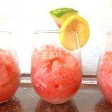
                    
                        Easy to make summer time dessert: Watermelon Lemonade Slushies Deanna Segrave-Daly, RD Teaspoonofspice.com
                    
                