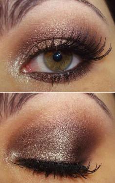 Beautiful eye colors - Urban Decay Naked Palette 2. I love bronze eye makeup.