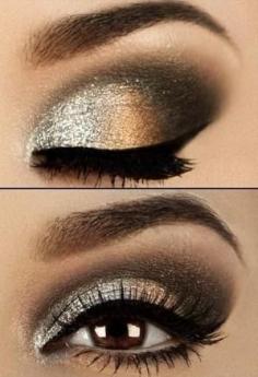 Simple Gold Eye Makeup Tutorial by Antonella Fanelli