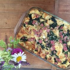
                    
                        Recipe for Ham and Spinach Strata by Mom's Kitchen Handbook
                    
                