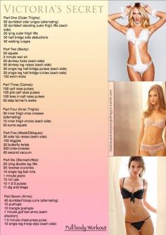 VS / Victoria's Secret Model Workouts / Baby Blog / Fitness