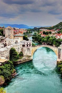 Mostar, Bosnia Herzegovina. Beautiful place to visit.