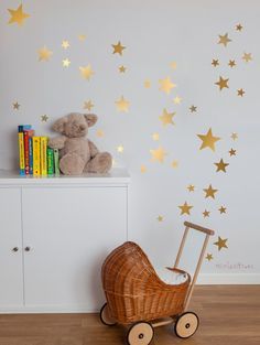 
                    
                        Stars Wall Decal Vinyl Sticker Nursery Golden by NicoWallStickers, ???19.00
                    
                