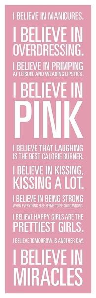 Pink. audrey hepburn quote