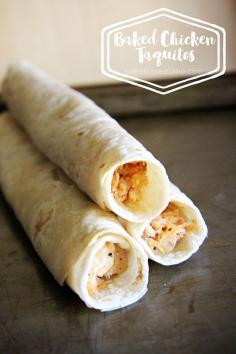 
                    
                        A simple recipe for baked chicken taquitos that is a real crowd pleaser!
                    
                