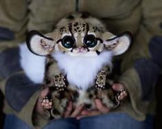 NOT A REAL ANIMAL.  PLEASE DO NOT POST TO ANY "ANIMAL" BOARDS.  THIS IS ART. An 'Inari Fox' Art by Santani, inspired by GREMLINS