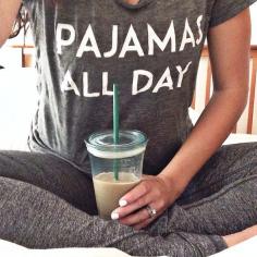 I WANT THIS cause I totally would stay in pjs all day if I could.