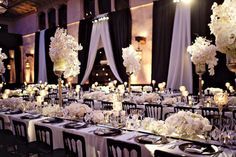 
                    
                        An Old Hollywood Wedding Affair at the Roosevelt Hotel. Exactly what I want! The only thing I would change would be chair colors
                    
                