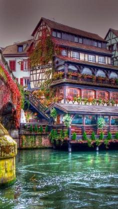 Alsace, Strasbourg, France -- love the colors