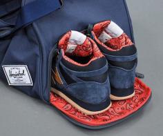 
                    
                        Herschel bags are renowned for their detailing and the Novel Duffle Bag by Herschel Supply Co. is not an exception.
                    
                