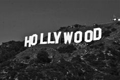 
                    
                        Hollywood Sign in Black and White
                    
                