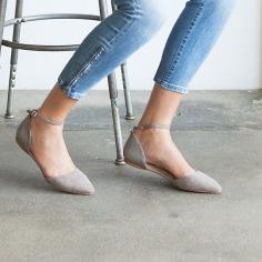 Ankle strap flats