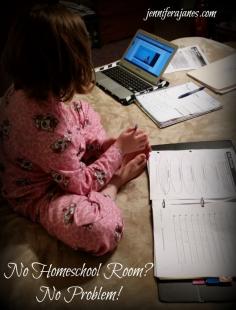 
                    
                        Don't feel bad for not having a dedicated homeschool room! Join me as I share how our homeschool has grown past our school room.
                    
                