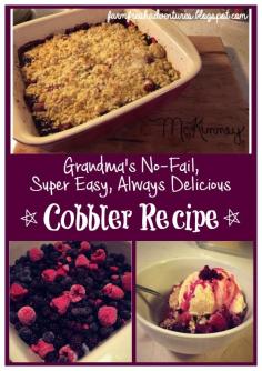 
                    
                        Grandma's No-Fail, Super Easy, Always Delicious Cobbler Recipe
                    
                