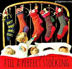 Stockings are my favorite, favorite part of Christmas. They have been ever since I was a little girl. As a result, I stuff a pretty amazing stocking for my own kids. You might be thinking that this post is going to be about filling a cheap stocking–considering that it is my Project Buy a House post …