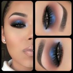Usually hate blue eyeshadow but this is soo cute!!
