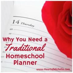 Why YOu Need a Traditional Homeschool Planner