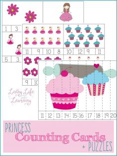 
                    
                        Have fun counting with these adorable Princess Counting Cards and Puzzles
                    
                