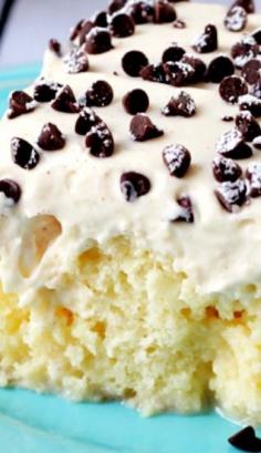 Cannoli Poke Cake Italian desserts are those of the best ones that will make everything better.