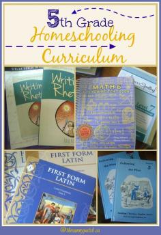 A look at our homeschool curriculum choices for 5th grade.