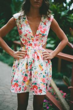 floral cutout dress.... I like the shape... But would be pretty without the cut outs too for bridesmaids dresses x