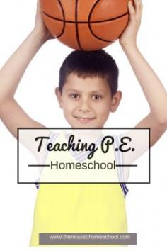 How to teach PE in your homeschool. Simple advice on physical education for your homeschool