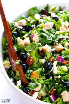 Blueberry Chopped Chicken Salad - (Free Recipe below)
