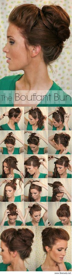 
                    
                        Art On Sun: Super Easy Knotted Bun Updo and Simple Bun Hairstyle Tutorials - Even though I&#39;m still confused as to how she did this! I love the look
                    
                