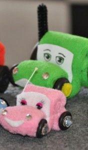 washcloth-cars-washcloth-tractors Baby shower ideas