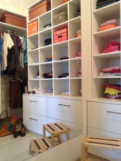 
                    
                        Design and Ideas of Wardrobes for Small Bedrooms: Appealing Contemporary Closet With Modern Wardrobes For Small Bedrooms Also Modern Clothes Shelves And Drawers Also Small Woode Ladder And Laminate Floor ~ kitchentablecomic... Wardrobe Ideas Inspiration
                    
                