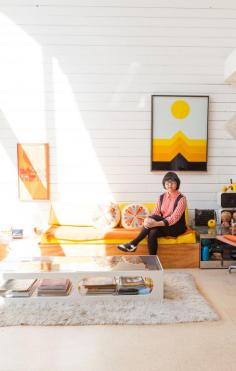 Shirley Kurata at home in Los Angeles. Photographed by Laure Joliet for Pitchfork