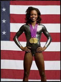 
                    
                        U.S. Olympic gymnast and all-around champion Gabby Douglas, in London, August 2012.
                    
                