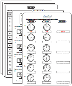 Elapsed Time Worksheets