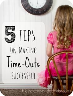 
                    
                        5 tips to making time outs more successful. Try them today!
                    
                