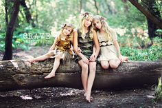 
                    
                        Beautiful outdoor pose of three girls
                    
                