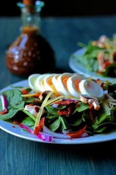 
                    
                        Spinach Salad with Maple Balsamic Vinaigrette
                    
                